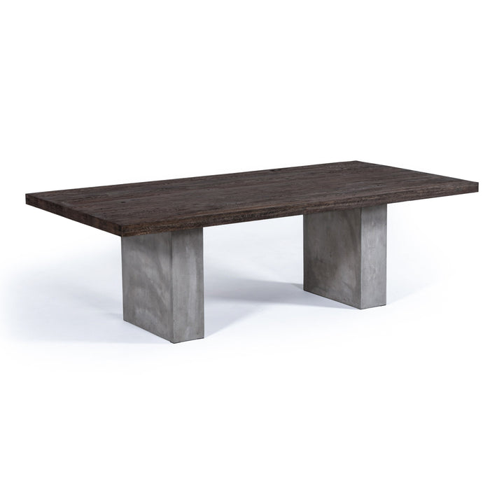 Renzo Modern Oak &amp; Concrete 94" Dining Table