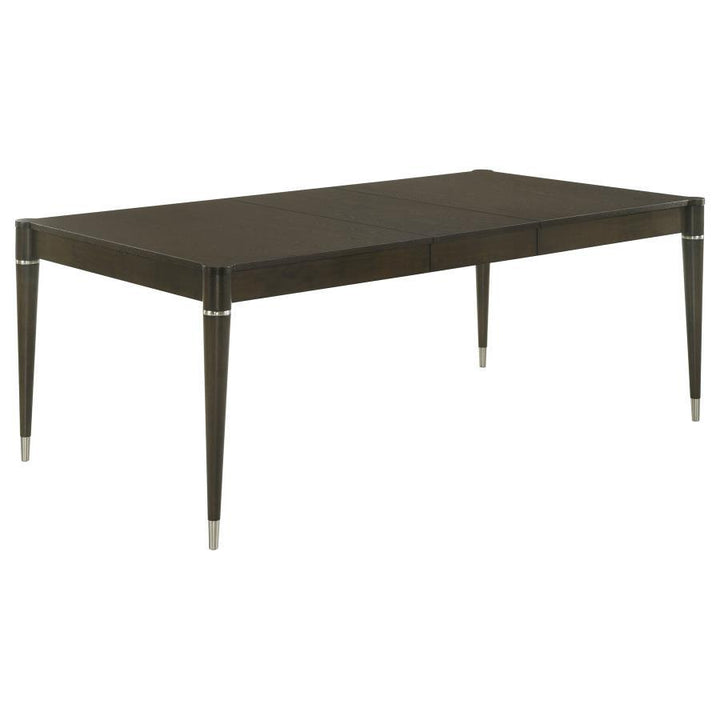 Reseda - Extension Leaf Dining Table - Ash Brown Dining Table with Extension modern furniture Contempo Furniture