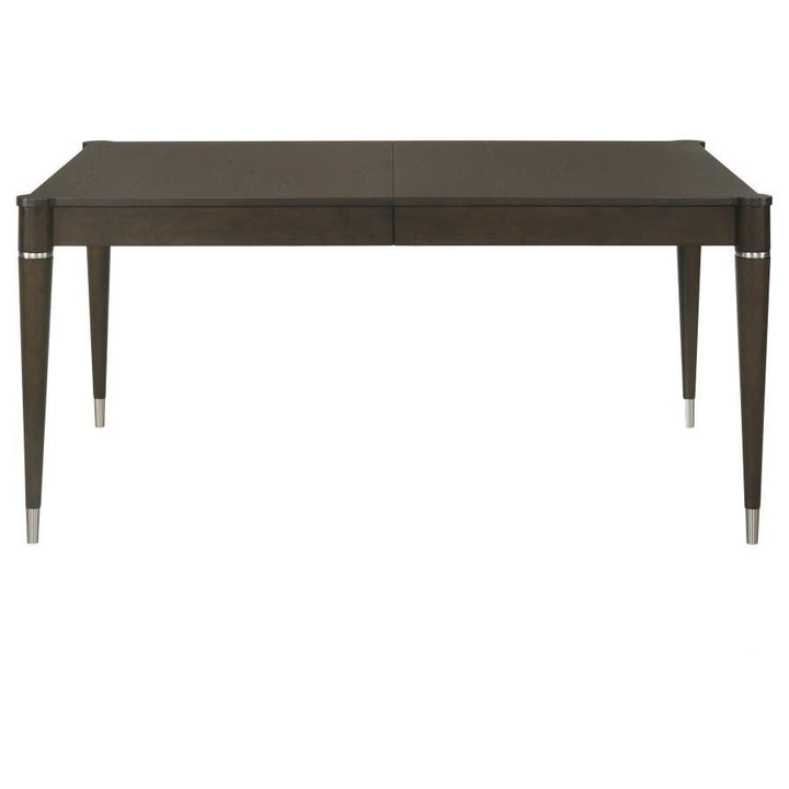 Reseda - Extension Leaf Dining Table - Ash Brown Dining Table with Extension modern furniture Contempo Furniture