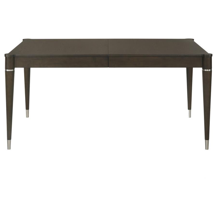 Reseda - Extension Leaf Dining Table - Ash Brown Dining Table with Extension modern furniture Contempo Furniture