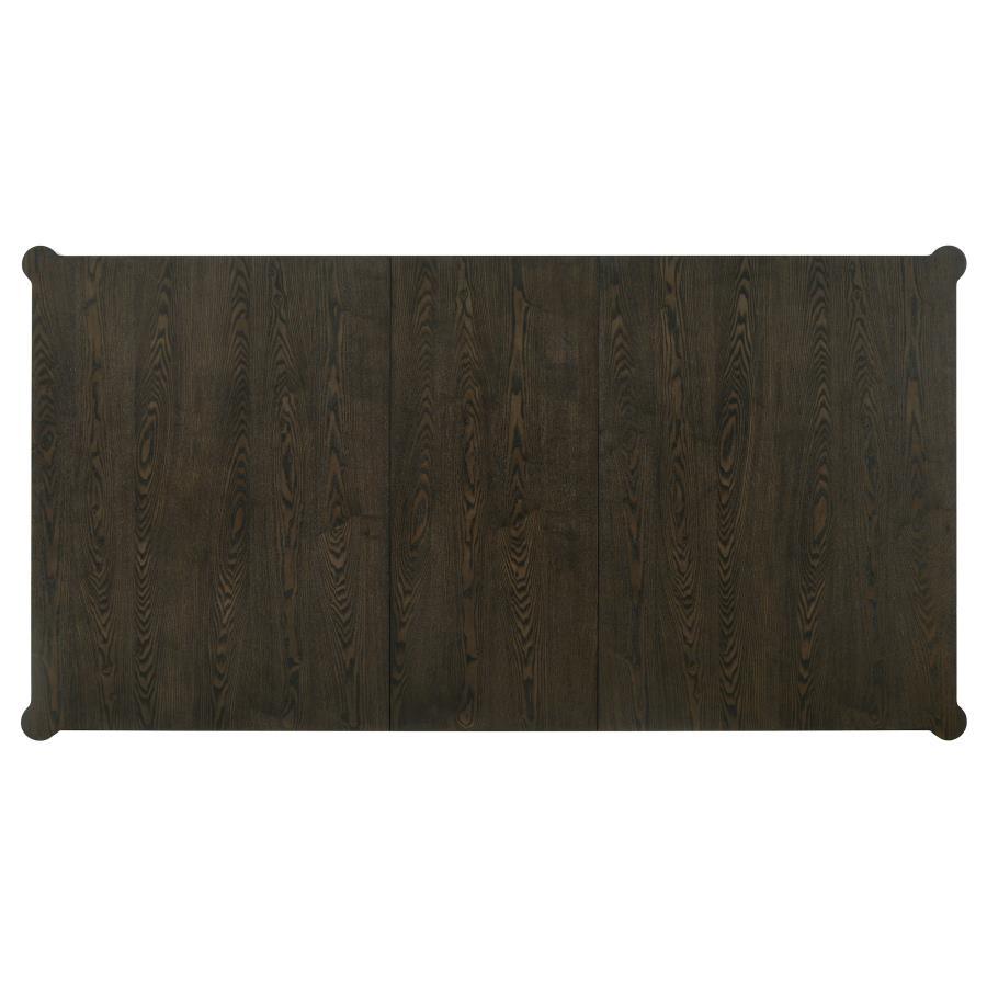 Reseda - Extension Leaf Dining Table - Ash Brown Dining Table with Extension modern furniture Contempo Furniture