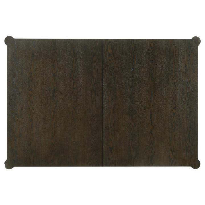 Reseda - Extension Leaf Dining Table - Ash Brown Dining Table with Extension modern furniture Contempo Furniture