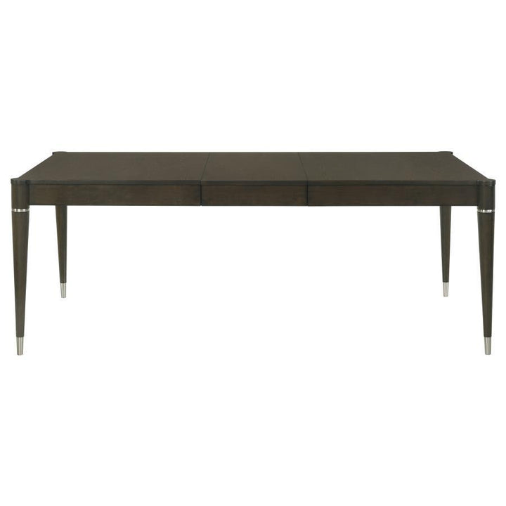 Reseda - Extension Leaf Dining Table - Ash Brown Dining Table with Extension modern furniture Contempo Furniture