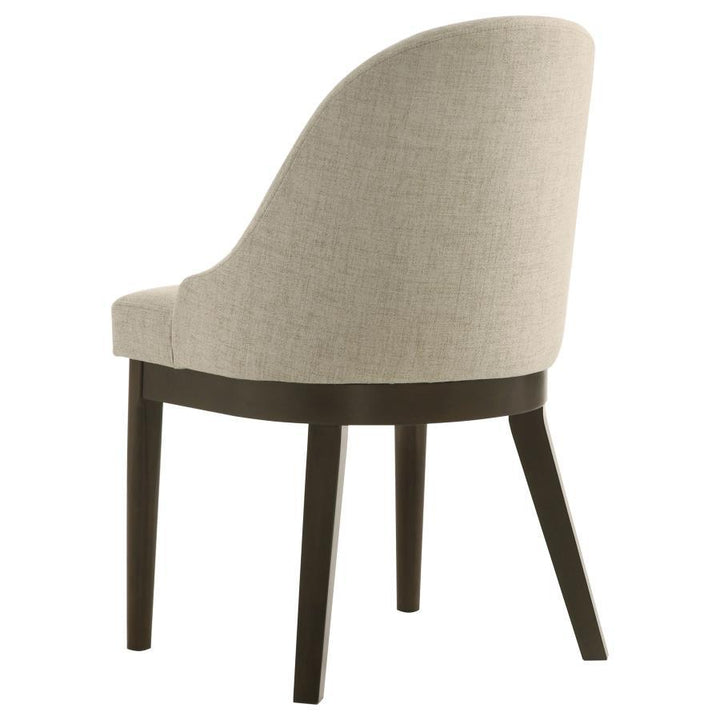 Reseda - Upholstered Dining Side Chair (Set of 2) - Beige Chair Set modern furniture Contempo Furniture