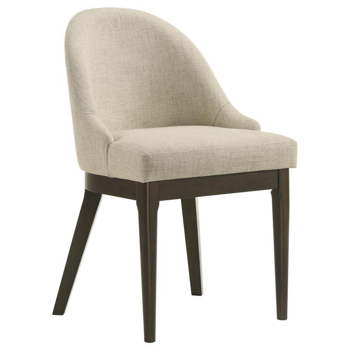 Reseda - Upholstered Dining Side Chair (Set of 2) - Beige Chair Set modern furniture Contempo Furniture