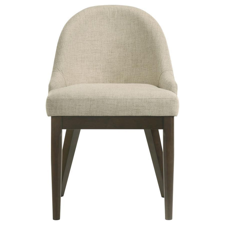 Reseda - Upholstered Dining Side Chair (Set of 2) - Beige Chair Set modern furniture Contempo Furniture