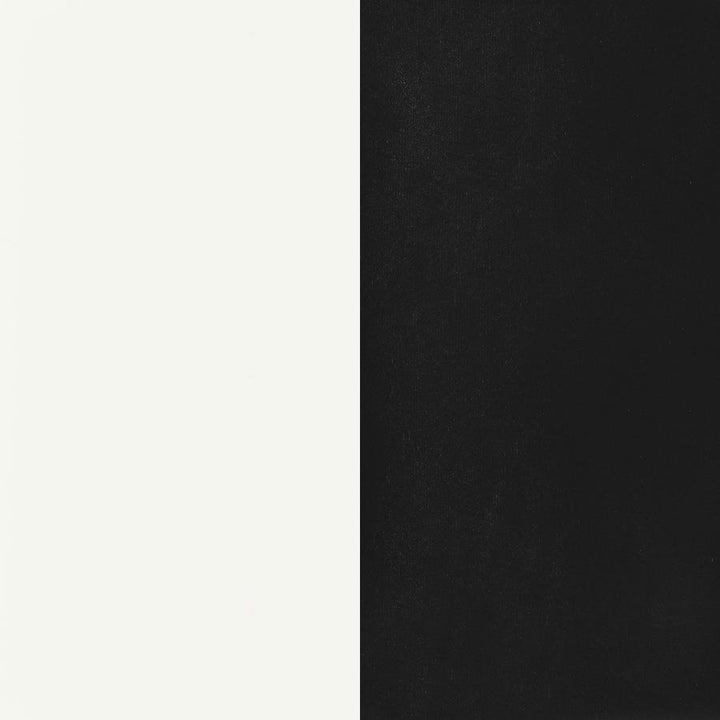 Retro - 5 Piece Oval Dining Table Set - White And Black 5 - Piece Dining Room Set modern furniture Contempo Furniture