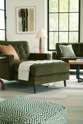 Reveon Lakes Chaise - Green Chaise modern furniture Contempo Furniture