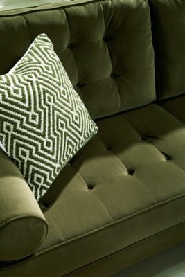 Reveon Lakes Loveseat - Green Stationary Loveseat modern furniture Contempo Furniture