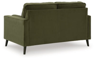 Reveon Lakes Loveseat - Green Stationary Loveseat modern furniture Contempo Furniture