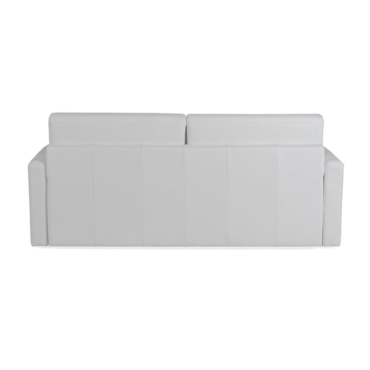 Revers - Italian Modern White Leather Queen Sofa bed