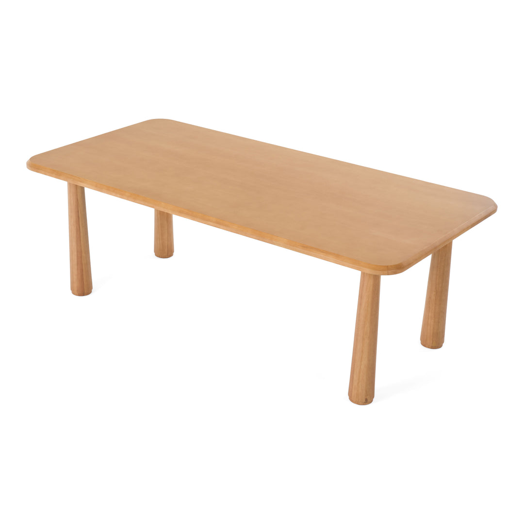 Rhea - Modern 87" Natural Acacia Rectangular Dining Table