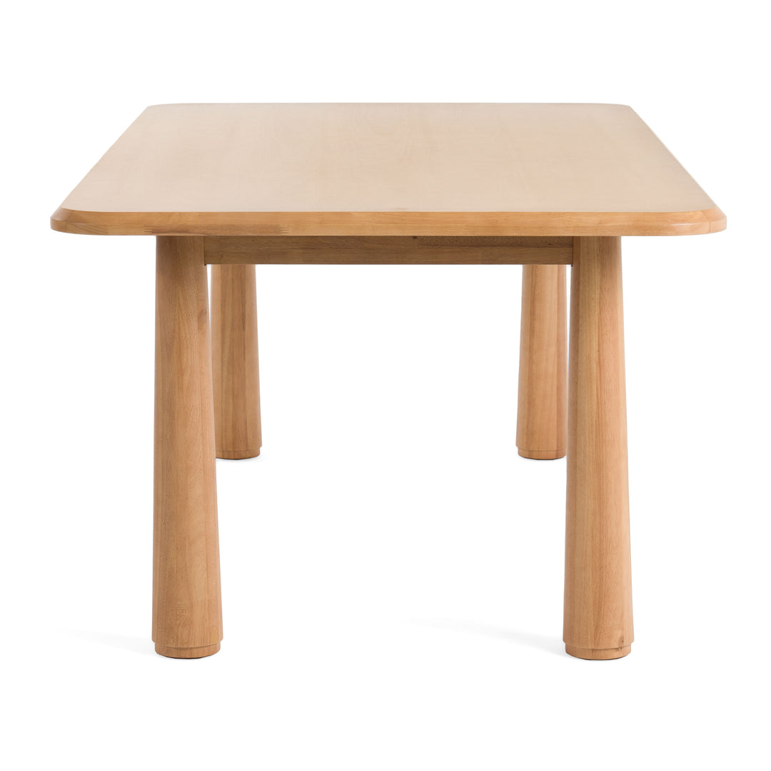 Rhea - Modern 87" Natural Acacia Rectangular Dining Table