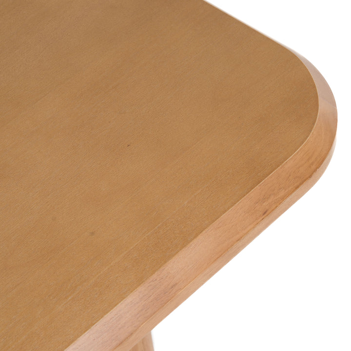 Rhea - Modern 87" Natural Acacia Rectangular Dining Table