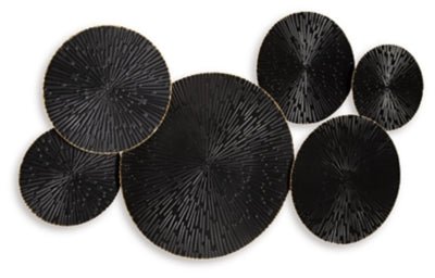 Rhetlen Wall Decor - Black Wall Decor modern furniture Contempo Furniture