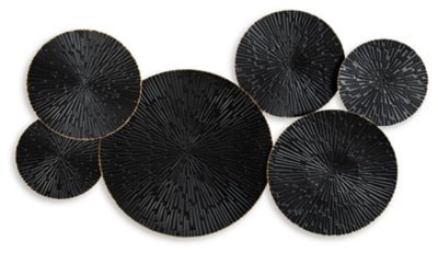 Rhetlen Wall Decor - Black Wall Decor modern furniture Contempo Furniture