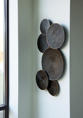 Rhetlen Wall Decor - Black Wall Decor modern furniture Contempo Furniture