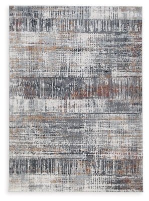 Rhettner 5'3" x 7'3" Rug - Dark Gray Area Rug modern furniture Contempo Furniture