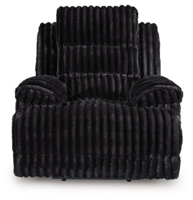 Rhine Falls Power Recliner - Black Reclining Chair modern furniture Contempo Furniture