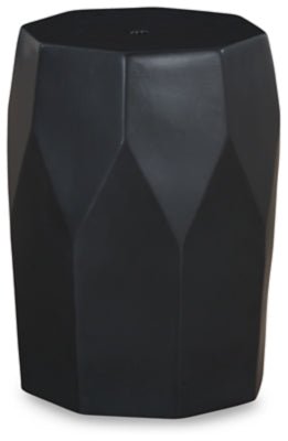 Rhysworth Stool - Black Accent Stool modern furniture Contempo Furniture