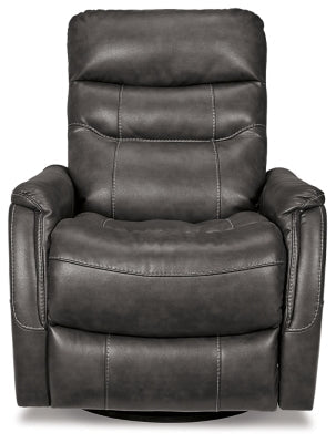 Riptyme Swivel Glider Recliner - Dark Brown Swivel Glider Chair modern furniture Contempo Furniture