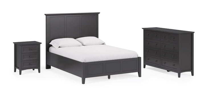 Modus Furniture Pnrb82A Grace Eight Drawer Dresser In Raven Black 2024