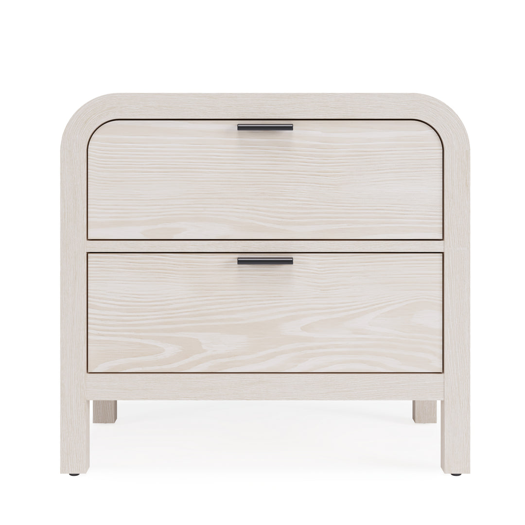 Modus Furniture Nknf81 Drake Two Drawer Usb Charging Nightstand In Sugar