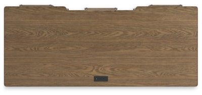 Roanhowe 68" Home Office Desk - Dark Brown Writing Desk modern furniture Contempo Furniture