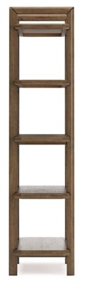 Roanhowe 71" Bookcase - Dark Brown Etageres modern furniture Contempo Furniture