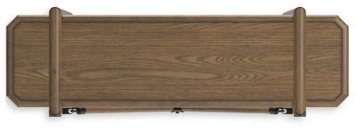 Roanhowe 71" Bookcase - Dark Brown Etageres modern furniture Contempo Furniture