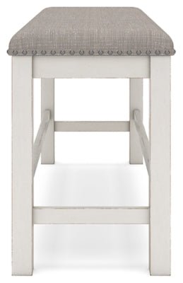 Robbinsdale 49" Counter Height Dining Bench - White Counter Bench modern furniture Contempo Furniture