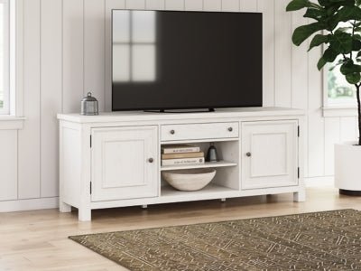 Robbinsdale 72" TV Stand - White TV Stand modern furniture Contempo Furniture