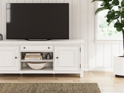 Robbinsdale 72" TV Stand - White TV Stand modern furniture Contempo Furniture