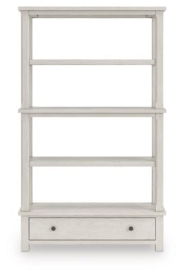 Robbinsdale 75" Bookcase - White Standard Bookcase modern furniture Contempo Furniture