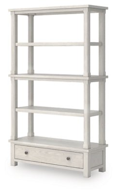 Robbinsdale 75" Bookcase - White Standard Bookcase modern furniture Contempo Furniture