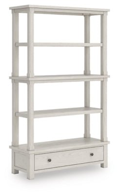 Robbinsdale 75" Bookcase - White Standard Bookcase modern furniture Contempo Furniture