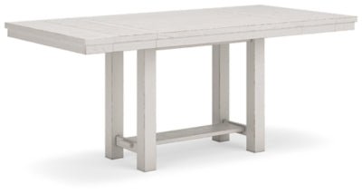 Robbinsdale Counter Height Dining Extension Table - White Counter Table modern furniture Contempo Furniture