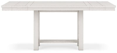 Robbinsdale Counter Height Dining Extension Table - White Counter Table modern furniture Contempo Furniture