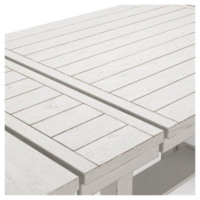 Robbinsdale Counter Height Dining Extension Table - White Counter Table modern furniture Contempo Furniture