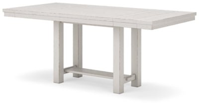 Robbinsdale Counter Height Dining Extension Table - White Counter Table modern furniture Contempo Furniture