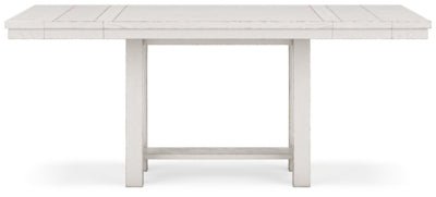 Robbinsdale Counter Height Dining Extension Table - White Counter Table modern furniture Contempo Furniture