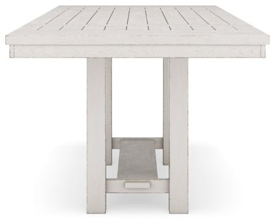 Robbinsdale Counter Height Dining Extension Table - White Counter Table modern furniture Contempo Furniture