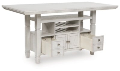 Robbinsdale Counter Height Dining Table - White Counter Table modern furniture Contempo Furniture