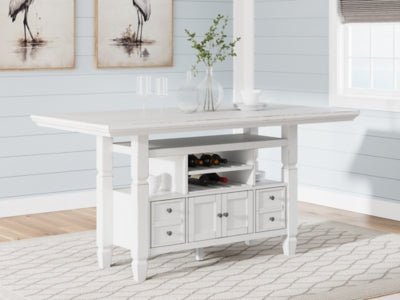 Robbinsdale Counter Height Dining Table - White Counter Table modern furniture Contempo Furniture