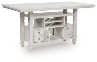 Robbinsdale Counter Height Dining Table - White Counter Table modern furniture Contempo Furniture