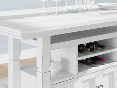 Robbinsdale Counter Height Dining Table - White Counter Table modern furniture Contempo Furniture