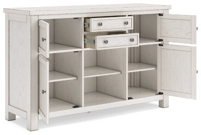 Robbinsdale Dining Server - White Server modern furniture Contempo Furniture