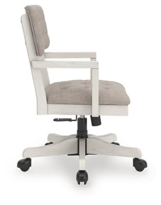 Robbinsdale Home Office Desk Chair - White Desk Chair modern furniture Contempo Furniture