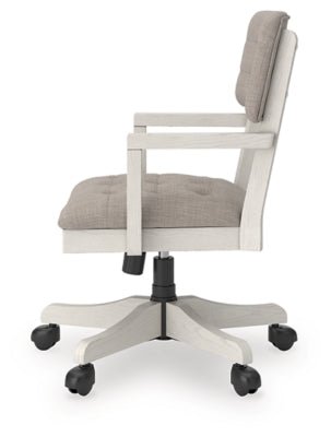 Robbinsdale Home Office Desk Chair - White Desk Chair modern furniture Contempo Furniture