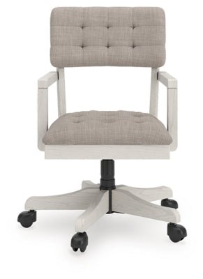 Robbinsdale Home Office Desk Chair - White Desk Chair modern furniture Contempo Furniture